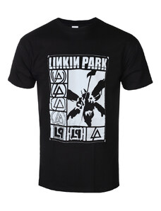 Tričko metal pánské Linkin Park - Logos Rectangle - ROCK OFF - LPTS18MB