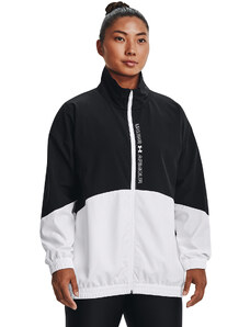 Dámská bunda Under Armour Woven Fz Oversized Jacket Black