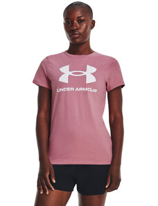 Dámské tričko Under Armour W Sportstyle Logo Ss Pink Elixir