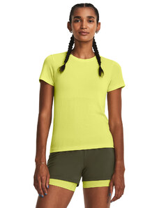 Dámské tričko Under Armour Seamless Stride Ss Lime Yellow