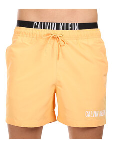 Pánské plavky Calvin Klein oranžové