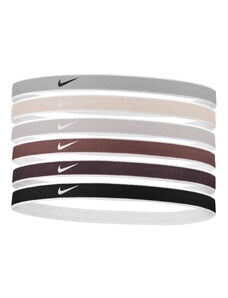 Nike swoosh sport headbands 6 pk tipped MULTICOLOR