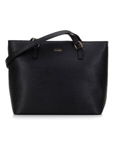 Klasická dámská kabelka z ekologické kůže Wittchen, černá, ekologická kůže