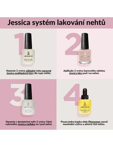 Jessica lak na nehty 730 Lime Cooler 15 ml