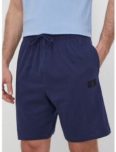 Společenské bavlněné šortky Calvin Klein Underwear tmavomodrá barva, 000NM2610E