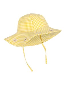 Dětský klobouk Konges Sløjd žlutá barva