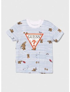 Dětské bavlněné tričko Guess
