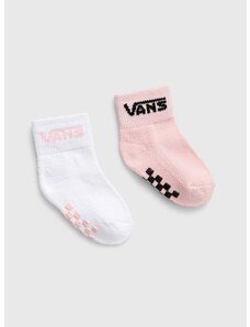 Dětské ponožky Vans DROP V CLASSIC SOCK 2-pack růžová barva