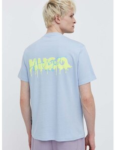 Bavlněné tričko HUGO s potiskem, 50509966