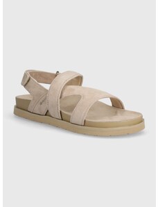Semišové sandály Gant Mardale dámské, béžová barva, 28503594.G24
