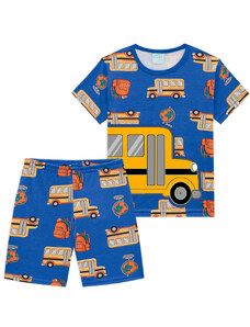 Chlapecké pyžamo KYLY SCHOOL BUS modré