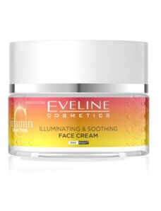 EVELINE COSMETICS - VITAMIN C 3xACTION INSTANT GLOW AND CALM - Rozjasňující a vyživující krém 50 ml