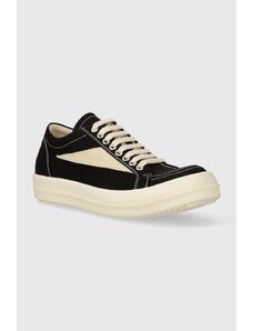 Tenisky Rick Owens Woven Shoes Vintage Sneaks dámské, černá barva, DS01D1803.CBLVS.911
