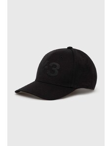 Kšiltovka Y-3 Logo Cap černá barva, s aplikací, IY0104