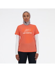 Dámské tričko New Balance WT41816GFR – oranžová