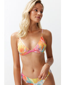 Trendyol Abstract Patterned Triangle Bikini Top