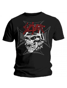 Spiral Tričko pánské Slayer - Graphic Skull - Black - ROCK OFF - SLAYTEE33MB