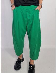 Voga Móda Zelené kalhoty TOSCANA