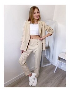 By Mini - butik ELEGANT sako + kalhoty beige