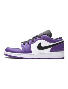 Jordan 1 Low Court Purple White (GS)