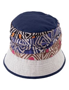 Bucket hat - letní lněný klobouček modrý - Fiebig 1903