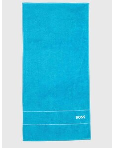 Bavlněný ručník BOSS Plain River Blue 50 x 100 cm