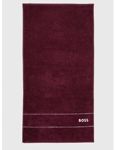 Bavlněný ručník BOSS Plain Burgundy 50 x 100 cm