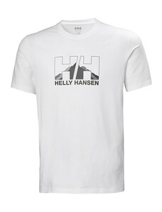 Pánské triko HELLY HANSEN NORD GRAPHIC T-SHIRT 003 WHITE