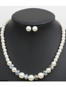 Jewelry Nihao Sada náhrdelník a naušnice perličky