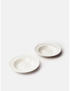 Sinsay - Sada 2 talířů - bílá