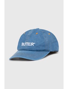 Bavlněná baseballová čepice Butter Goods Rounded Logo 6 Panel Cap s aplikací, BGQ1247002