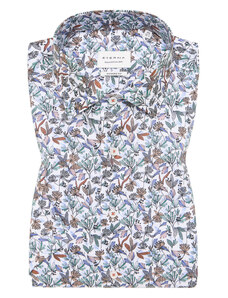 Košile Eterna Modern Fit "Twill" s krátkým rukávem - květy 1167_83C18K