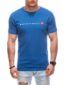 EDOTI Pánské tričko s potiskem 1920S - modré