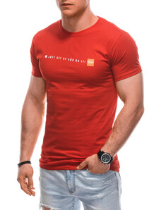 EDOTI Pánské tričko s potiskem 1920S - červená