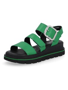 Dámské sandály RIEKER REVOLUTION W1650-52 zelená