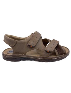 Pánské kožené sandály Kira 0254 hnědé