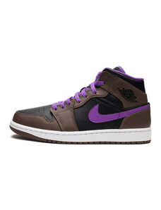 Jordan 1 Mid Purple Mocha