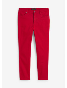 bonprix Pohodlné strečové kalhoty Červená