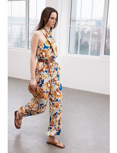 Trendyol Limited Edition Multicolored Patterned Maxi Jumpsuit
