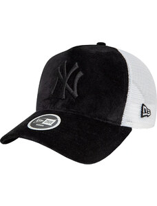 ČERNÁ VELUROVÁ KŠILTOVKA NEW ERA NEW YORK YANKEES VELOUR TRUCKER CAP