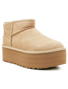 UGG Kůžoné sněhule W CLASSIC ULTRA MINI | s příměsí vlny