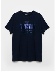 Big Star Man's T-shirt 152269 Navy Blue 403