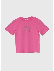 Dětské tričko Pinko Up fialová barva
