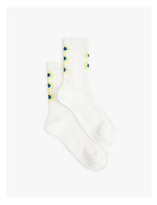 Koton Patterned Floral Socks