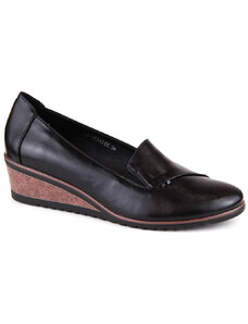 Černé boty na podpatku Potocki W WOL222