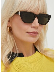 Sluneční brýle Saint Laurent dámské, hnědá barva, SL M127/F