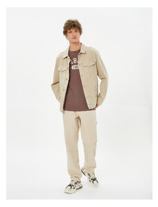 Koton Cargo Trousers Pocket Detailed Buttoned Cotton