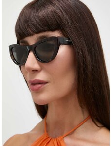 Sluneční brýle Saint Laurent dámské, hnědá barva, SL 676