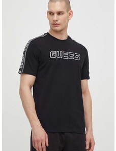 Tričko Guess ARLO černá barva, s aplikací, Z4GI18 J1314