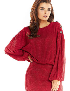 Dámský svetr awama model 139513 Red